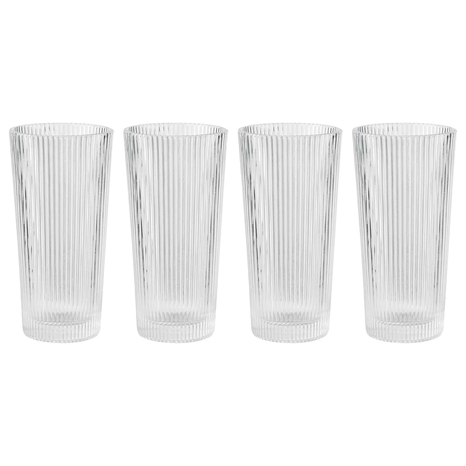 Stelton Pilastro Longdrink 30 Cl 4-pk -  Highballglass & Longdrinkglass Glass Klar - X-509