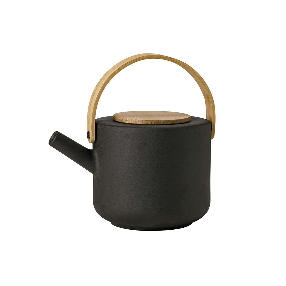 Stelton Theo Tekanne 1,25 L  -  Tebryggere & Tekanner Stengods Sort - x-630
