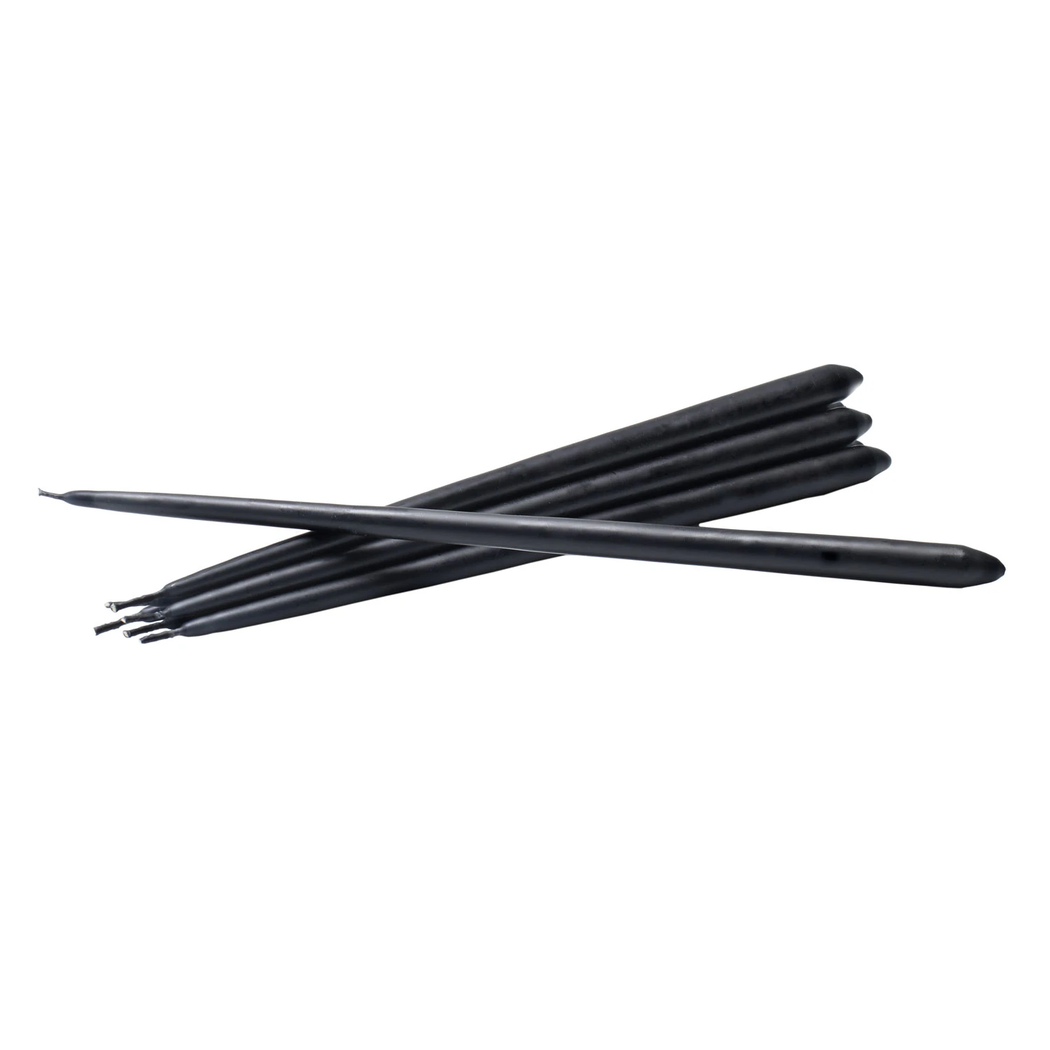 Stoff Nagel Stoff Stearinlys By Ester&Erik 6-pk Svart -  Lysestaker Bomull Sort - 36010