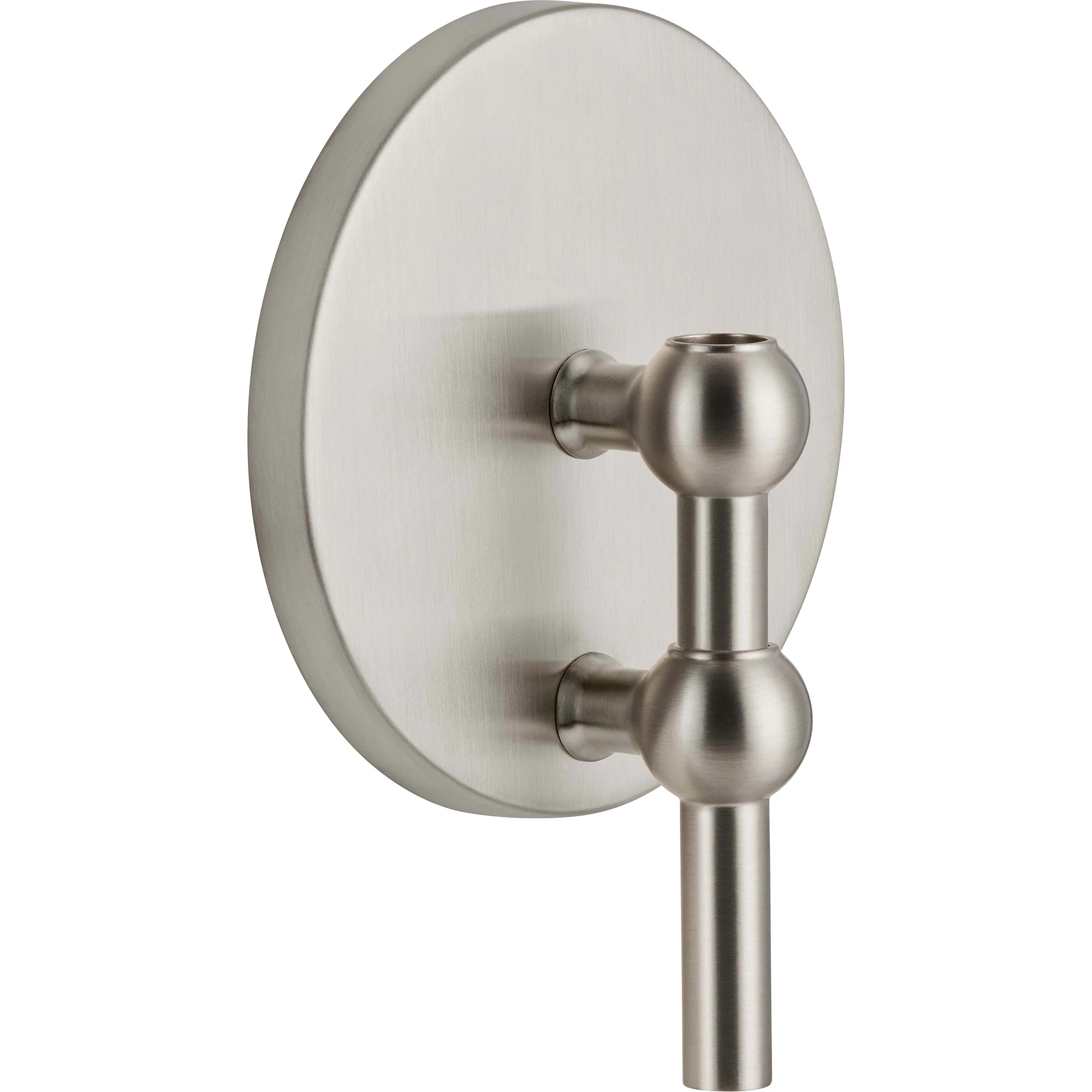 Stoff Nagel Nagel Vegglysholder - Lysestaker Zinklegering B&oslash;rstet Krom - 9164
