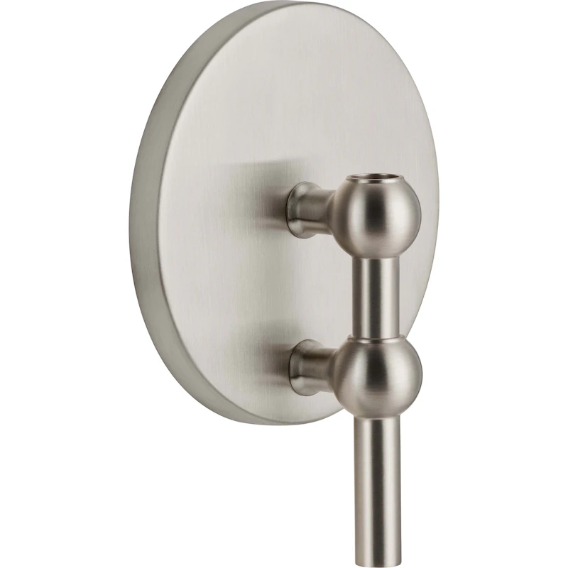 Nagel Vegglysholder, Børstet krom