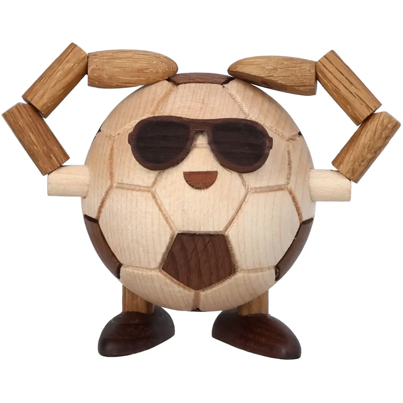 Billy Ball Trefigur Fotball (fotball), 7 cm