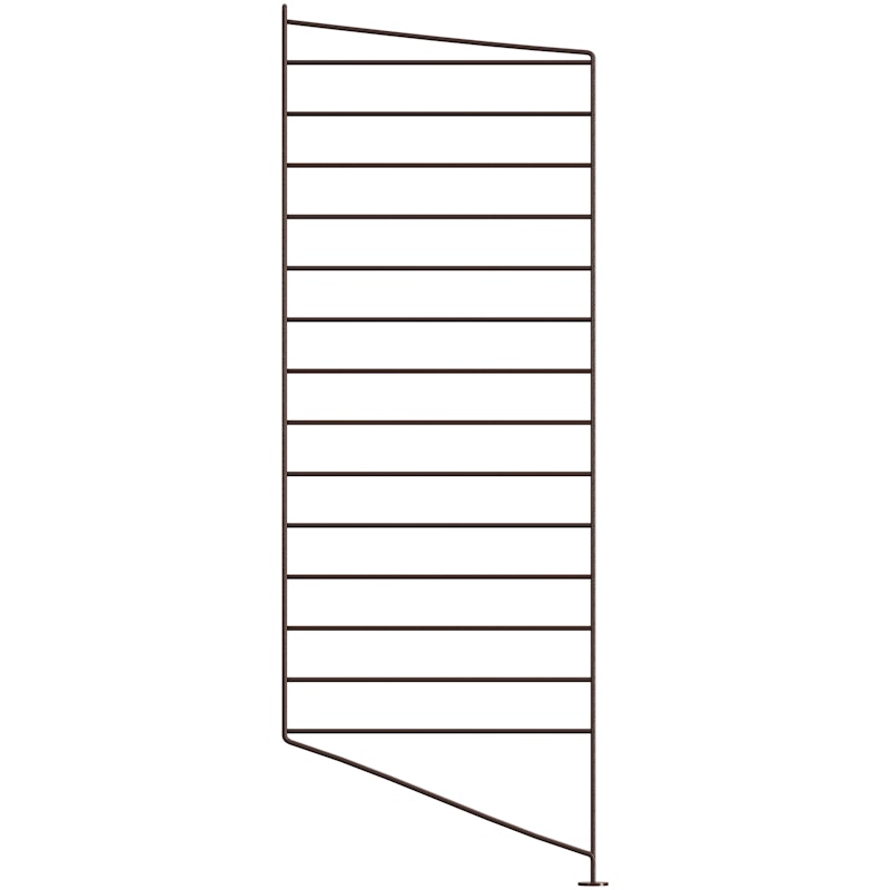 String Gavl Gulv 30x85 cm 1-pk, Mørkebrun