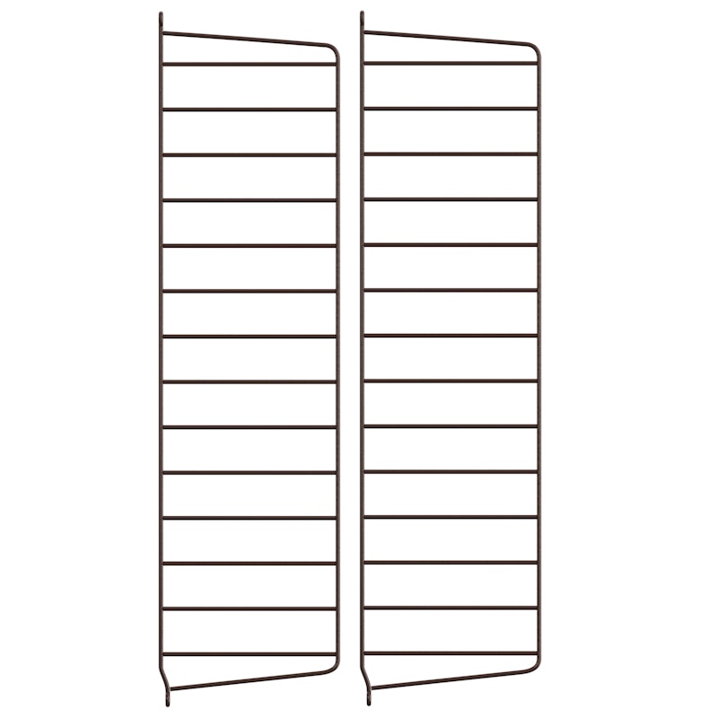 String Gavler 20x75 cm 2-pk, Mørkebrun