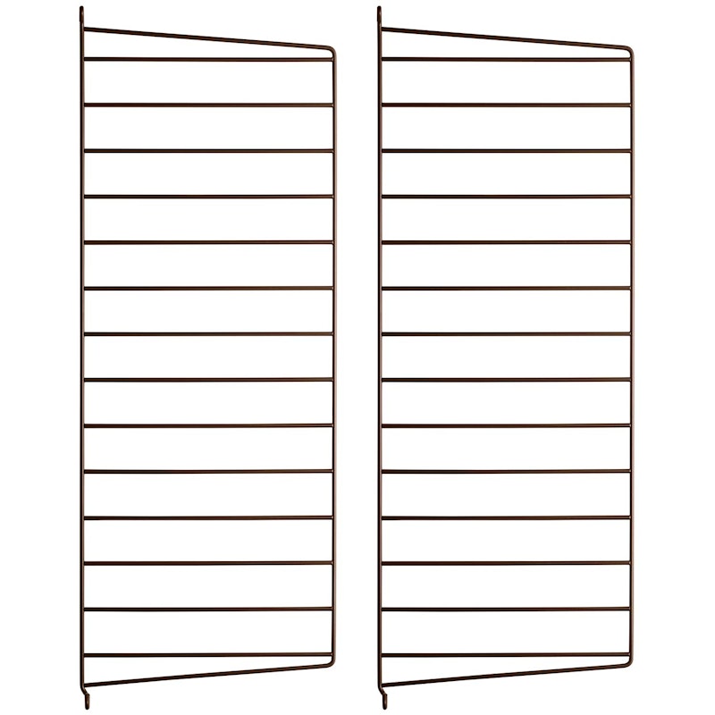 String Gavler 30x75 cm 2-pk, Brun