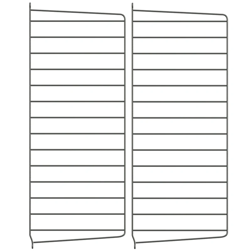 String Gavler 30x75 cm 2-pk, Mørkegrå