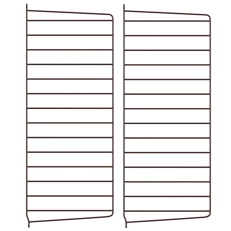 String Gavler 30x75 cm 2-pk, Mørkebrun