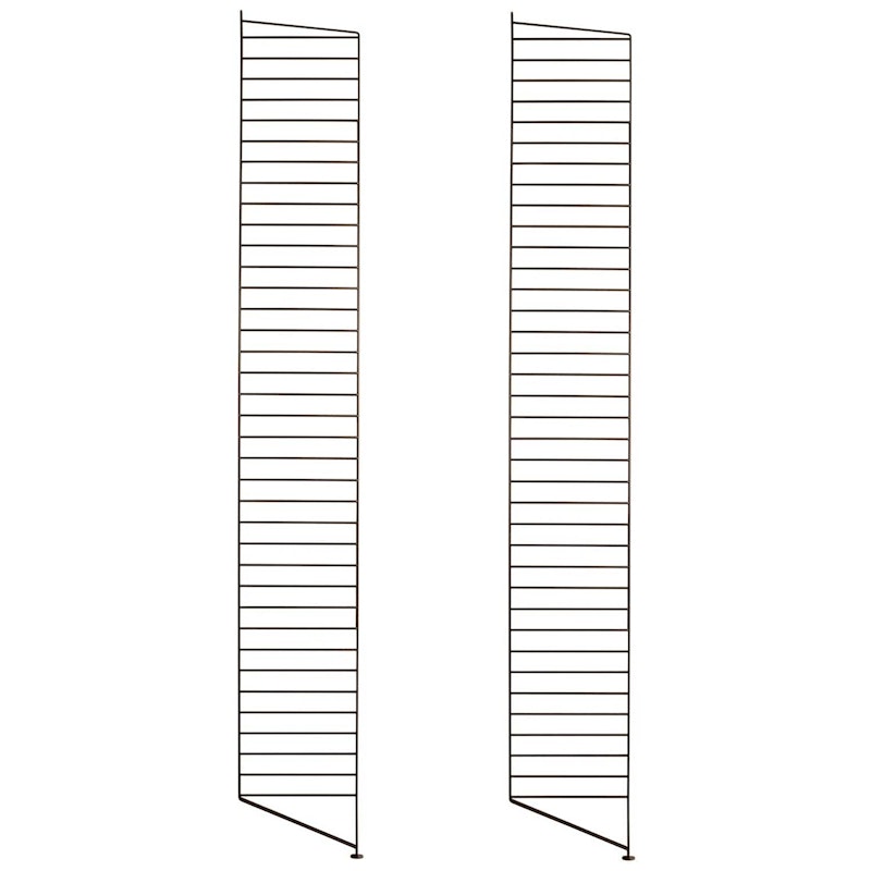 String Gavler Gulv 30x200 cm 2-pk, Brun