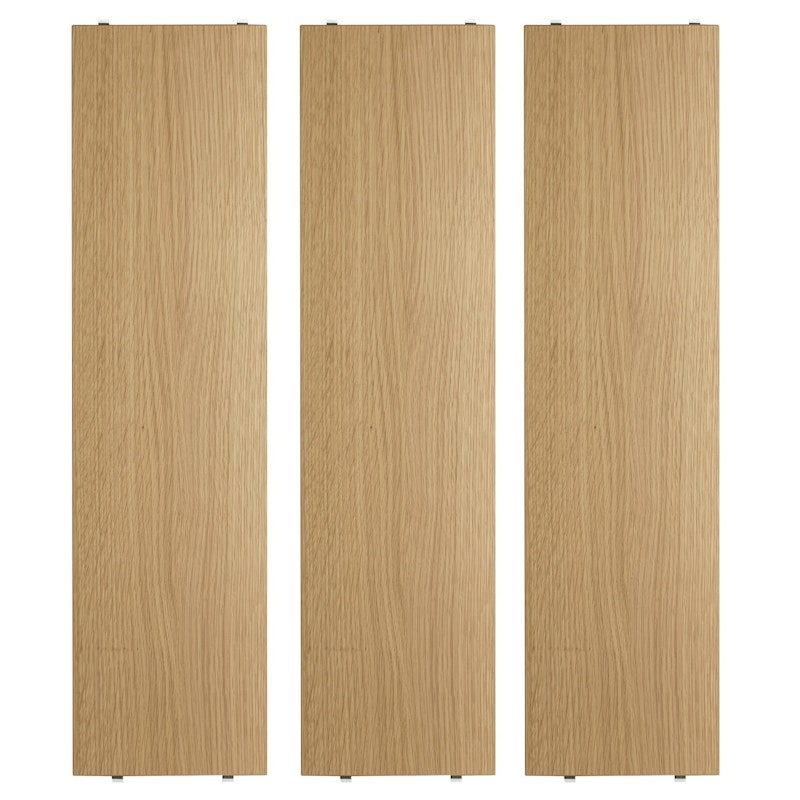 String Hyller 3-pk 78x20 cm, Eik