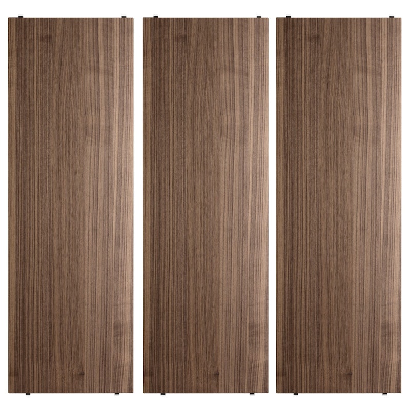 String Hyller 3-pk 78x30 cm, Valnøtt
