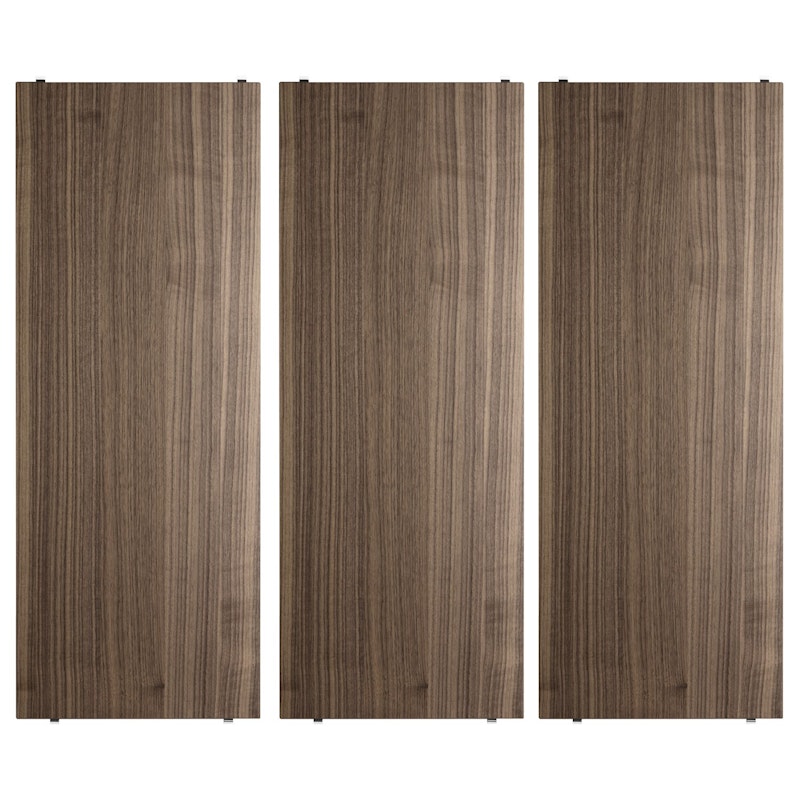 String Hyller 3-pk 58x30 cm, Valnøtt