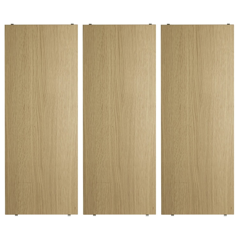 String Hyller 3-pk 58x30 cm, Eik
