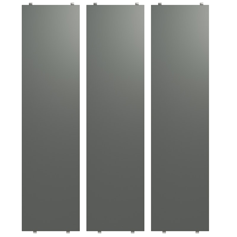 String Hyller 3-pk 78x20 cm, Mørkegrå