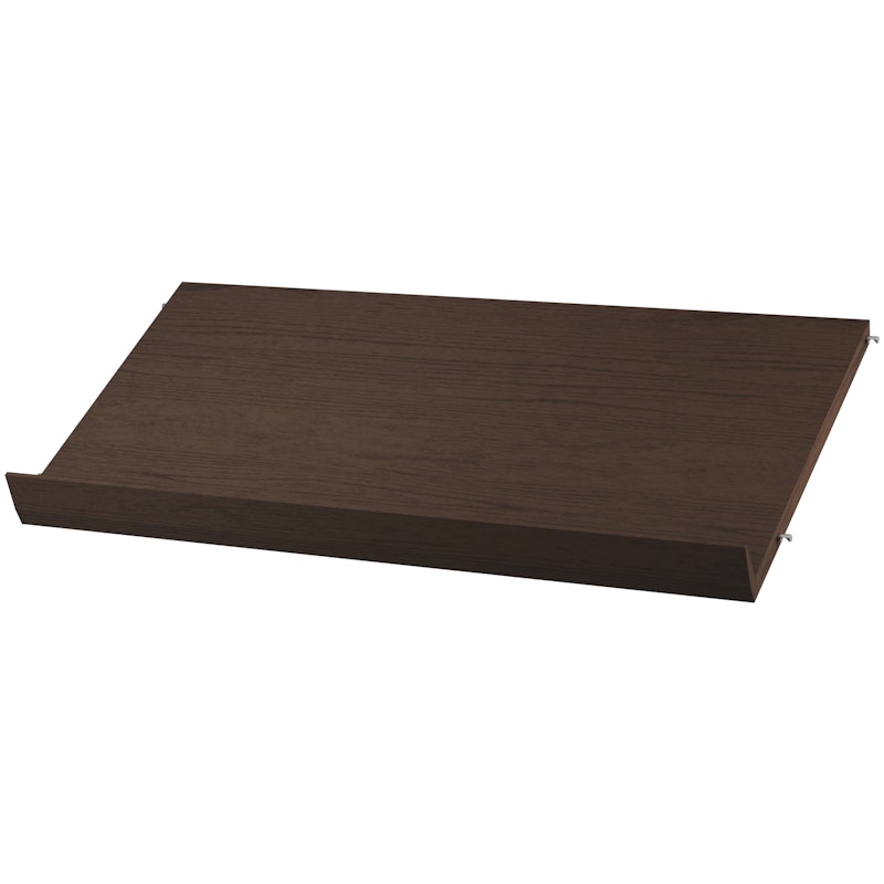 String Tidsskrifthylle 78x30 cm, Mørk Eik