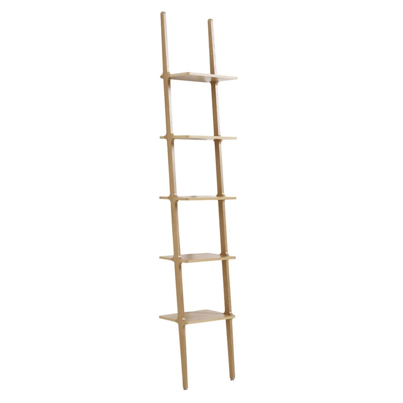 Libri Hylle 227 cm, Lakkert Eik