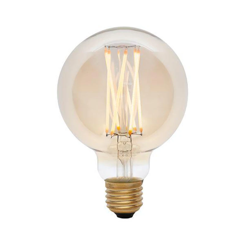 Elva E27 LED-pære 6W Tonet Glass – Dimbar