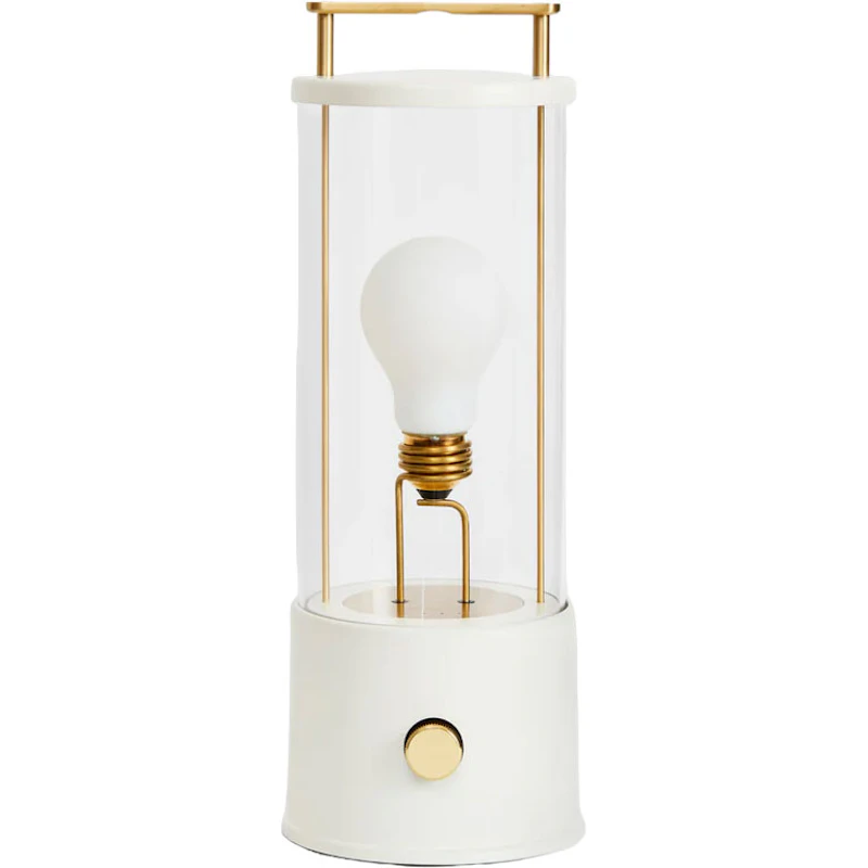 The Muse 2.0 Portabel Lampe, Candlenut White