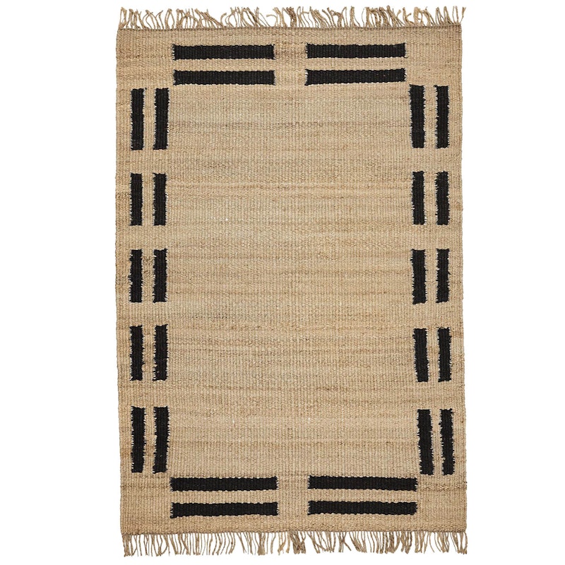 Edge Hampteppe 170x240 cm, Sort