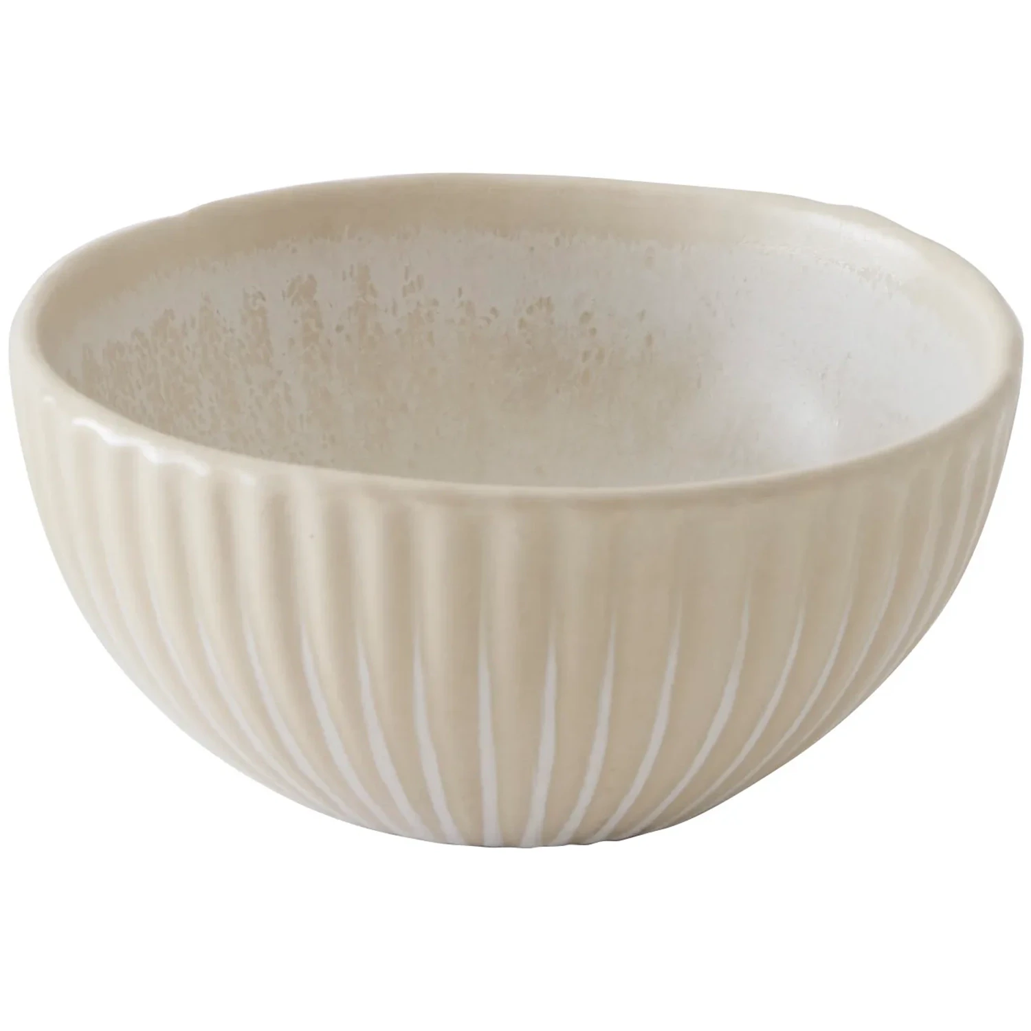 Tell Me More Granada Sk&aring;l &Oslash;10 Cm -  Serveringssk&aring;ler Stengods Creme - 6009