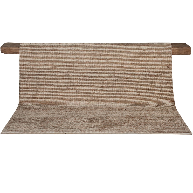 Hemp Wool Stripe Teppe, 200x300 cm