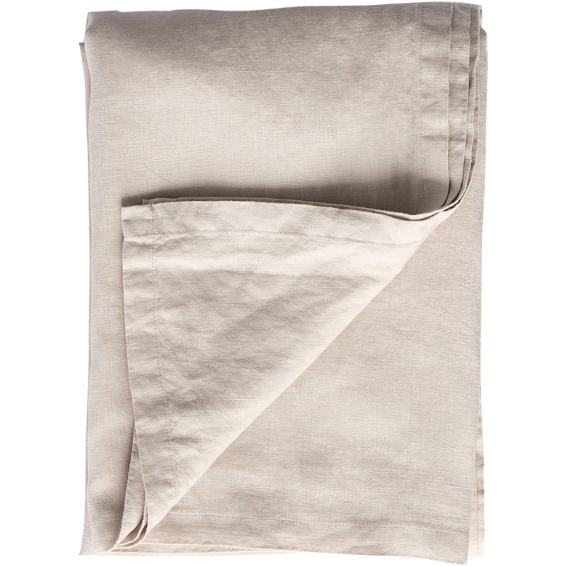 Linen Duk 145x330 cm, Varmgrå