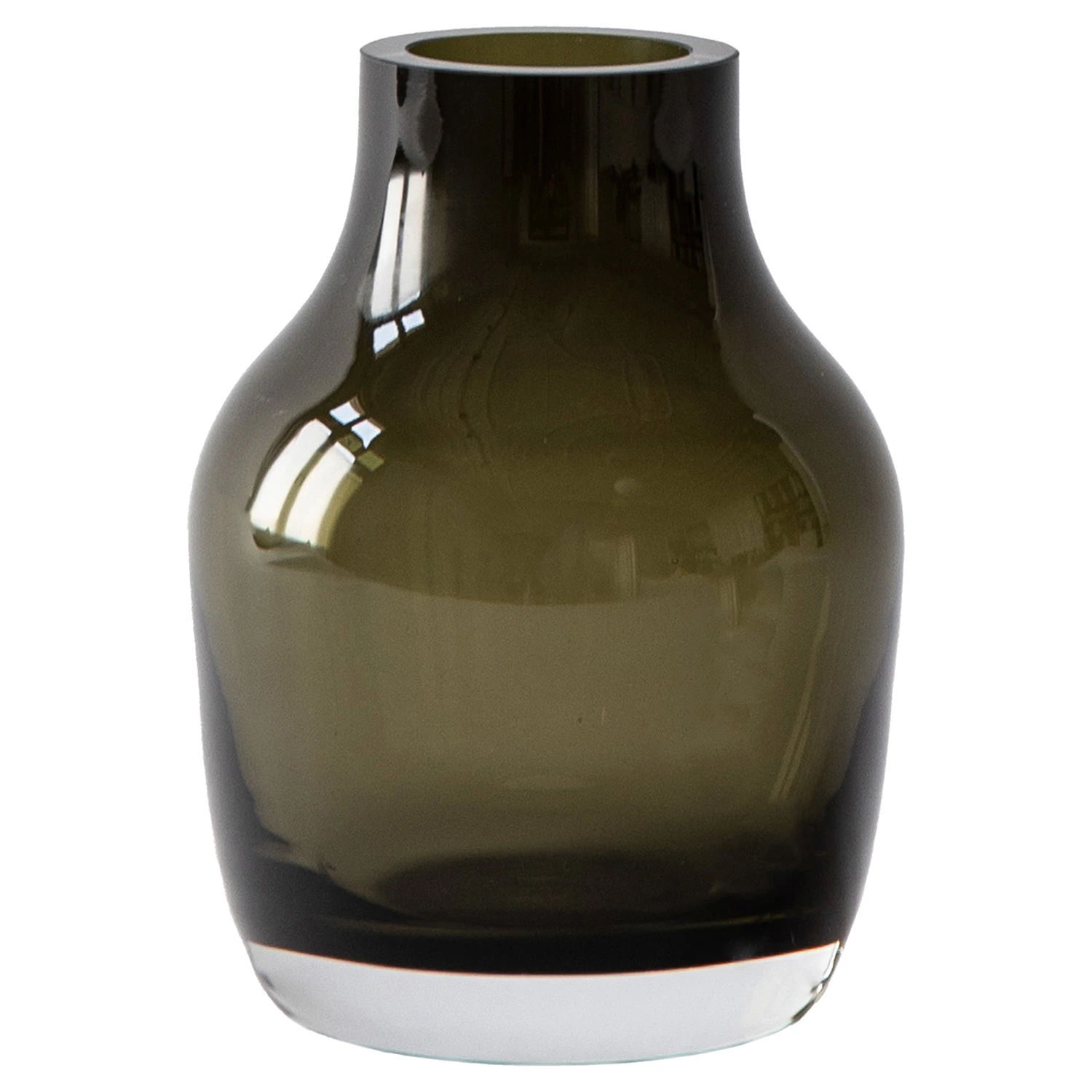 Tell Me More Paloma Vase 20 Cm  -  Vaser Munnbl&aring;st Glass Smoke Green - 524264
