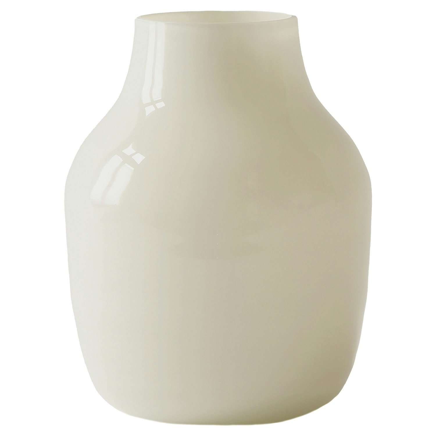 Tell Me More Paloma Vase 26 Cm  -  Vaser Munnbl&aring;st Glass Off-White - 524402
