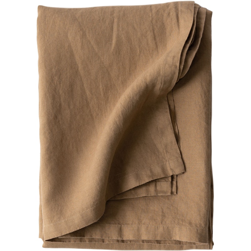 Linen Duk 145x270 cm, Hazelnut