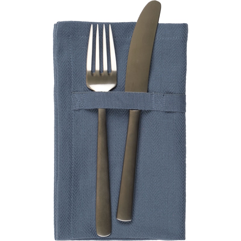 Dinner Servietter 4-pk, Grey Blue