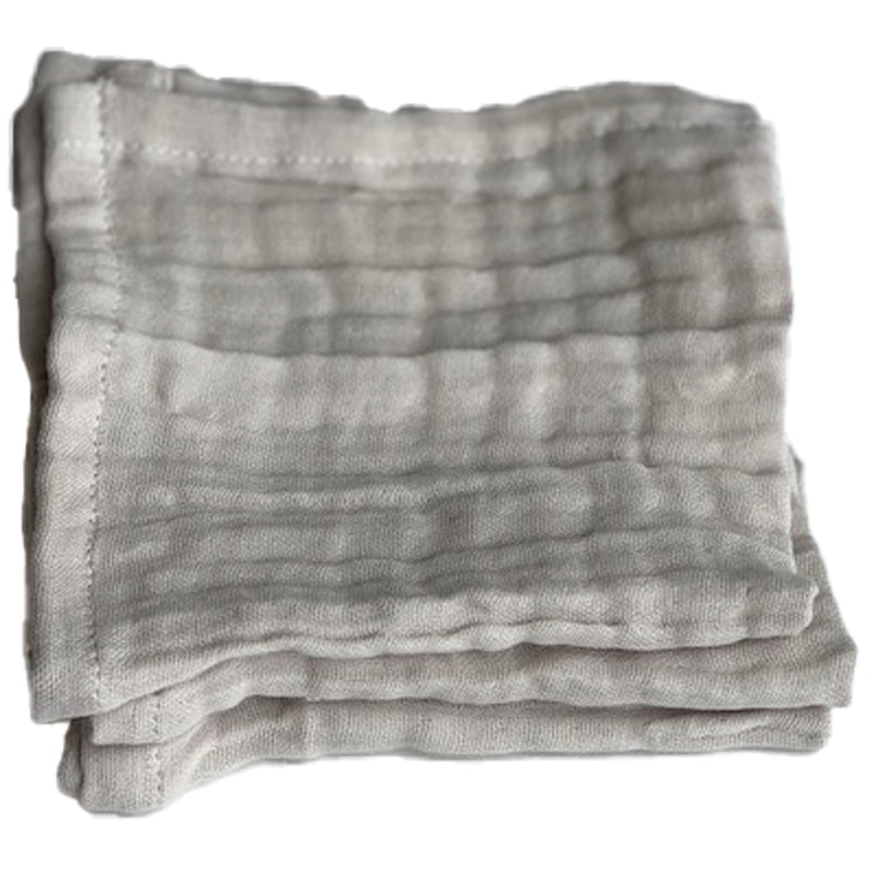 Fine Ansiktshåndklær 30x30 cm 3-pk, Stone