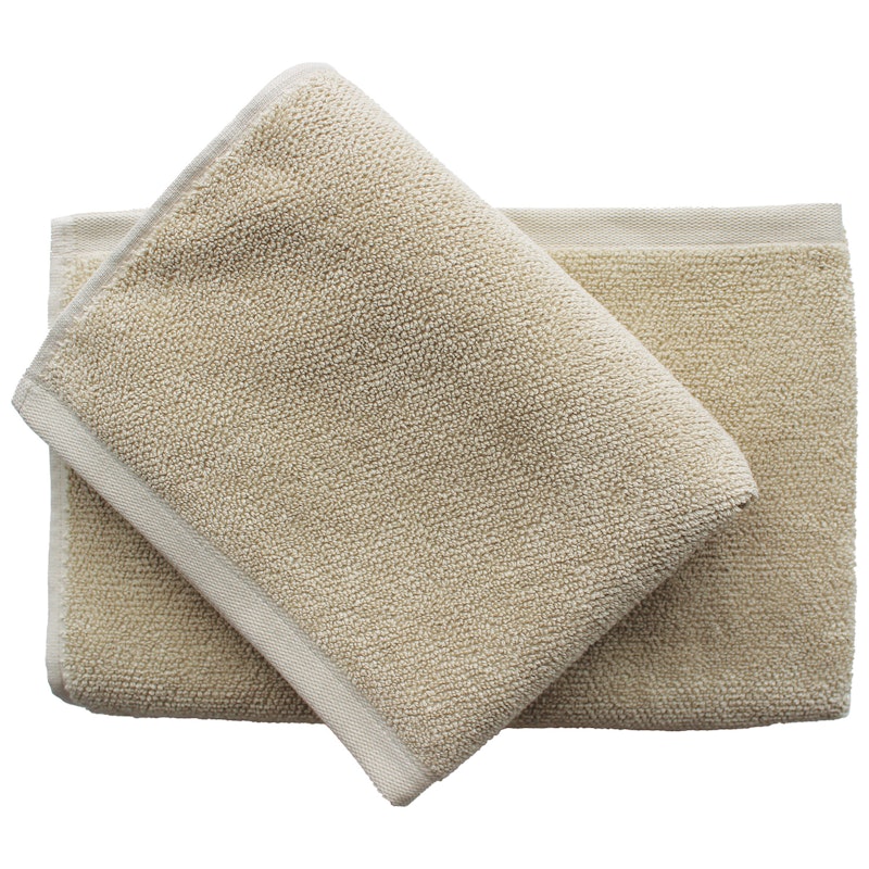 Mild Håndklesett 50x80 / 70x140 cm, Pale Honey