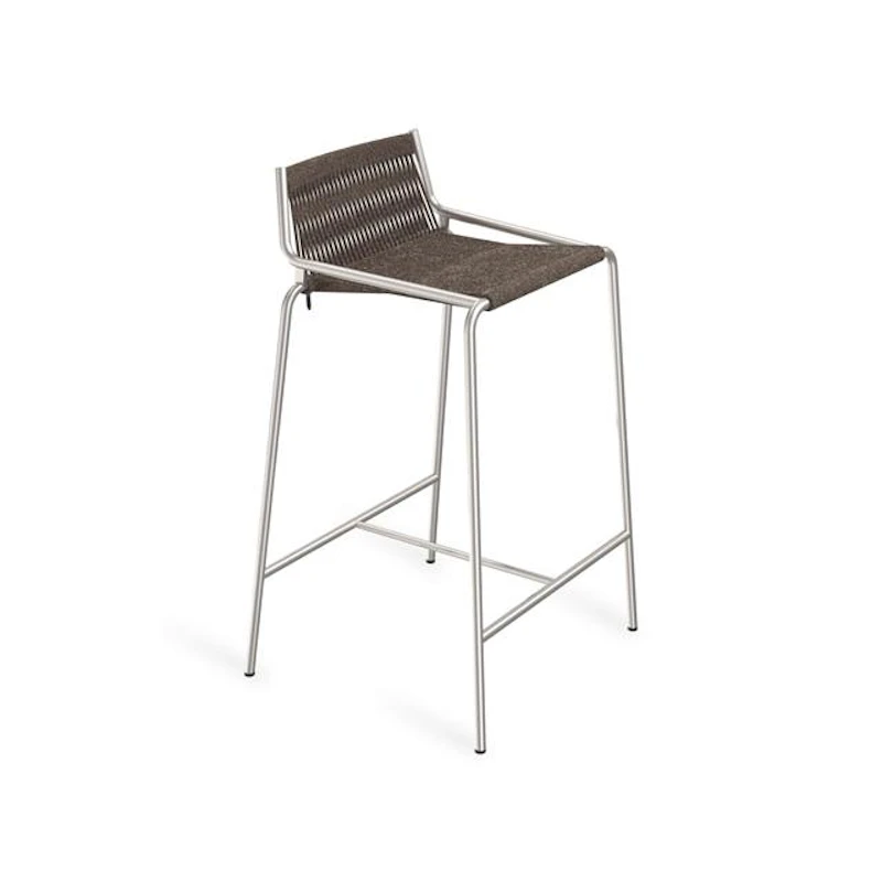 Noel Barkrakk Rustfritt stål/Mørk grå ull H67 cm