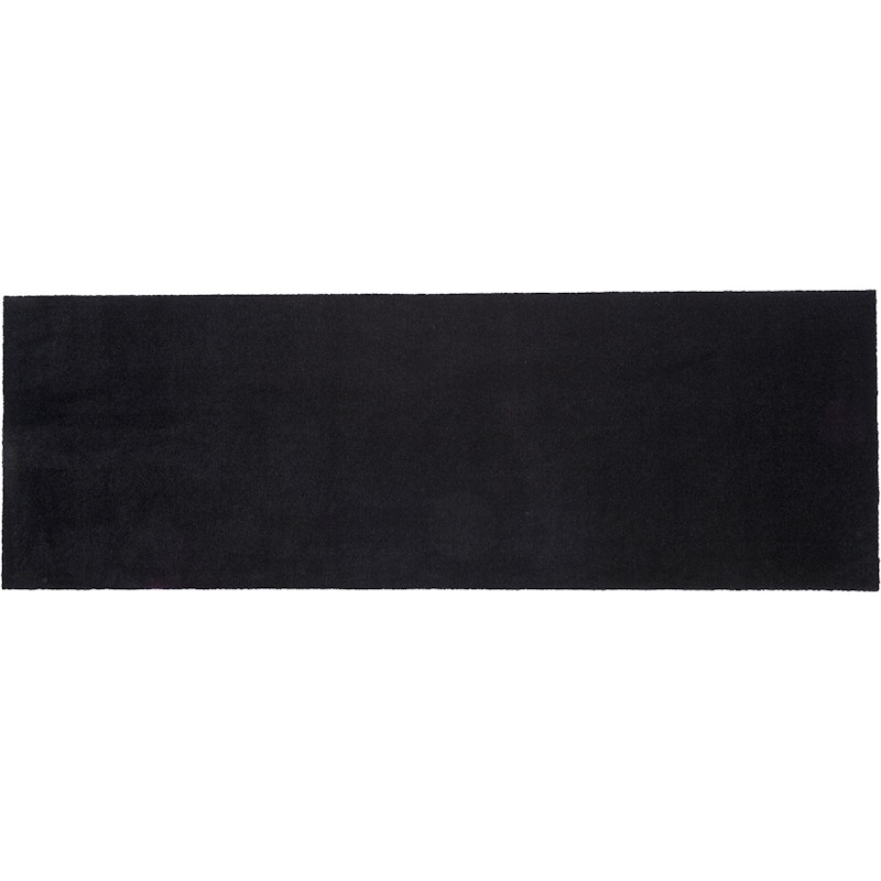 Unicolor Dørmatte Svart, 200x90 cm