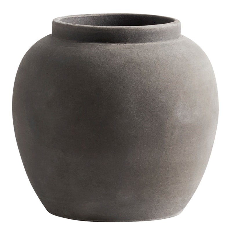 Jar Vase Krukke 24 cm, Smoke