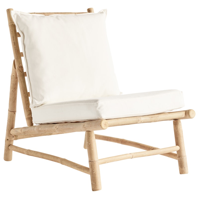 Puter Til Loungestol 55 cm, Hvit