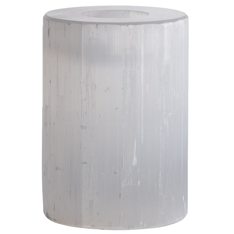 Slow Lyslykte Hvit, 12 cm