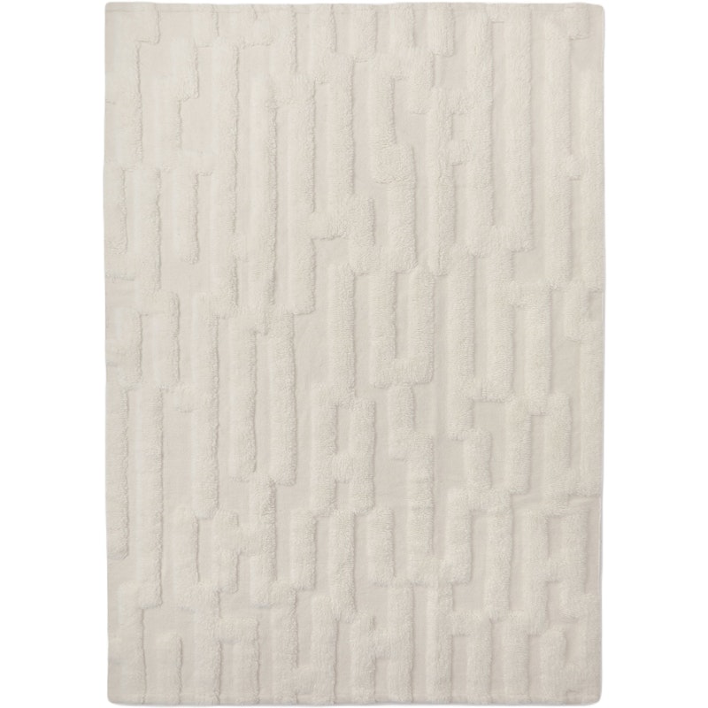 Bielke Ullteppe 240x350 cm, Off-white