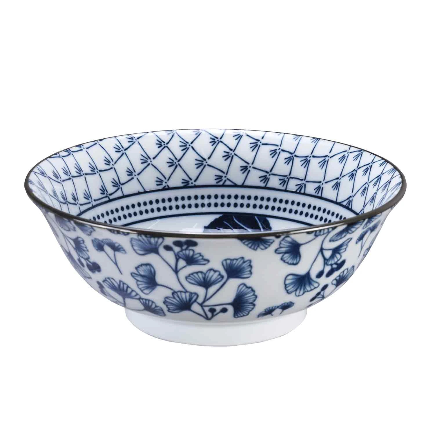 Tokyo Design Studio Flora Japonica Ramen Sk&aring;l 1 L Ivy -  Serveringssk&aring;ler Porselen Bl&aring; - 16709