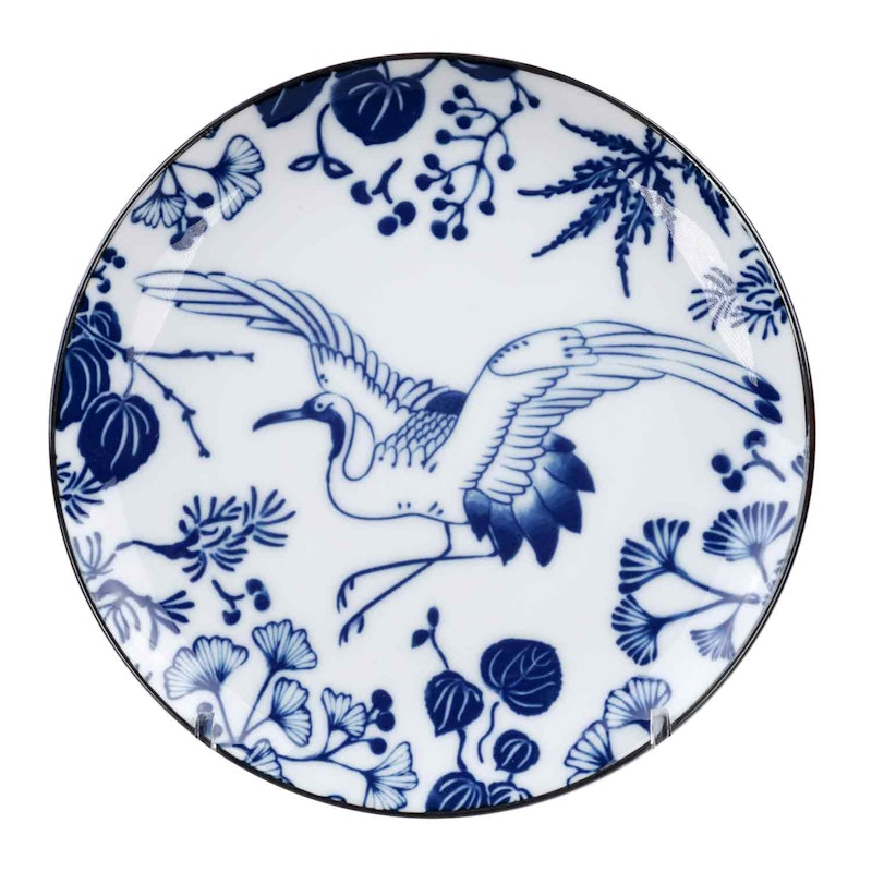 Flora Japonica Tallerken 20,6 cm, Crane