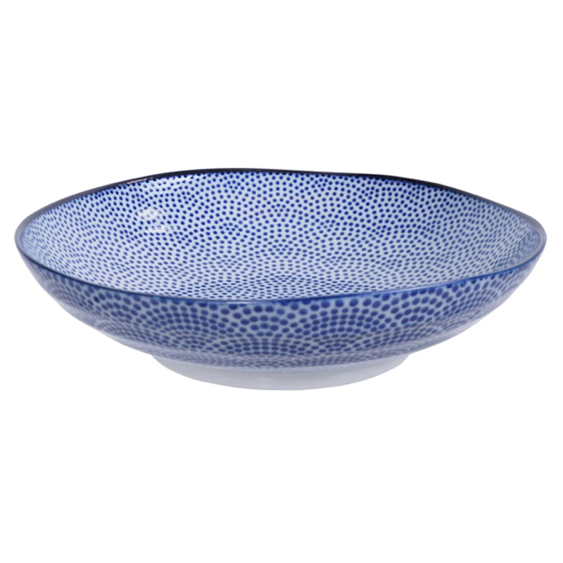 Nippon Blue Pastatallerken 21 cm, Dots