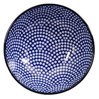 Tokyo Design Studio Nippon Blue Sausesk&aring;l 9,5 Cm Dots -  Serveringssk&aring;ler Porselen Bl&aring; - 15600 1-PACK