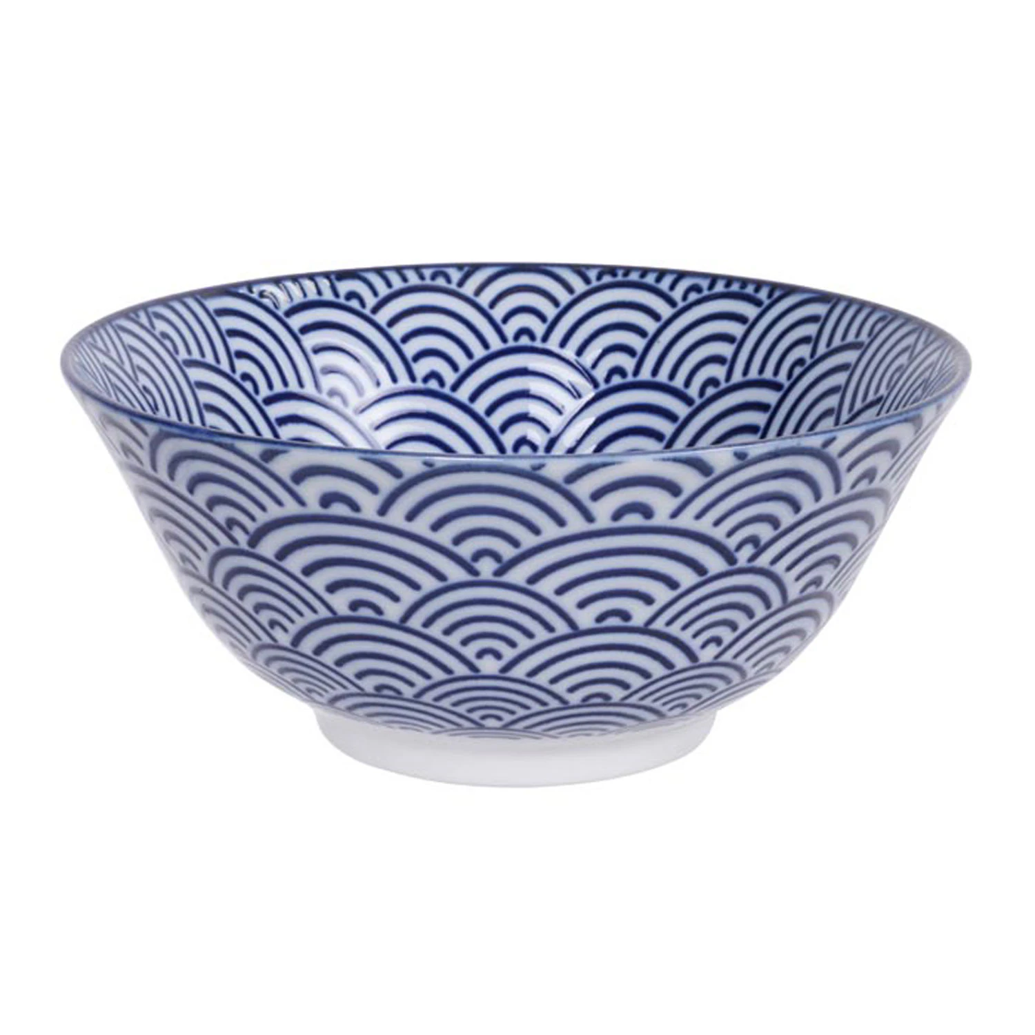 Tokyo Design Studio Nippon Blue Tayo Sk&aring;l 50 Cl Wave -  Serveringssk&aring;ler Porselen Bl&aring; - 16006