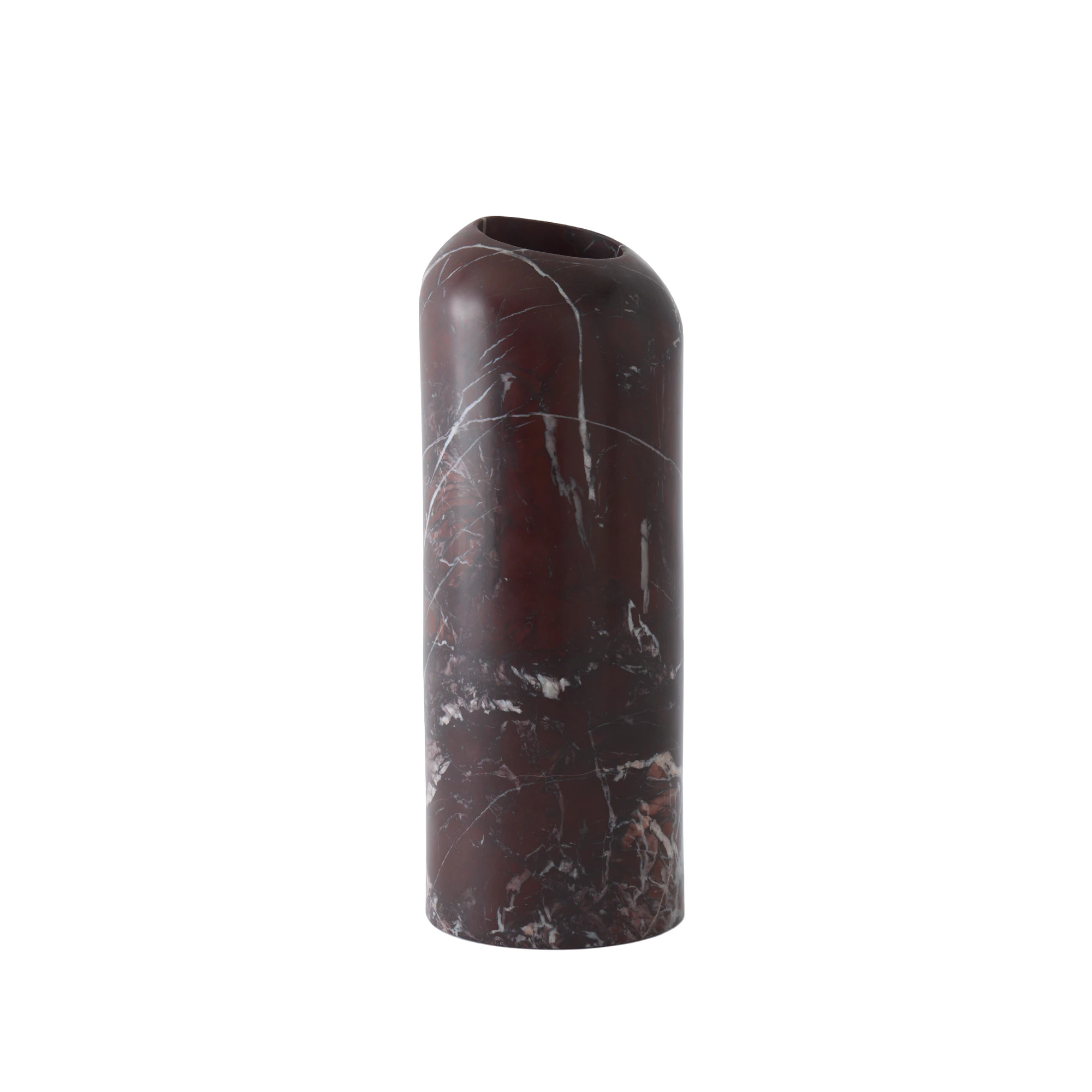 Tom Dixon Boulder Vase 30 Cm - Vaser Marmor R&oslash;d - BOTV03
