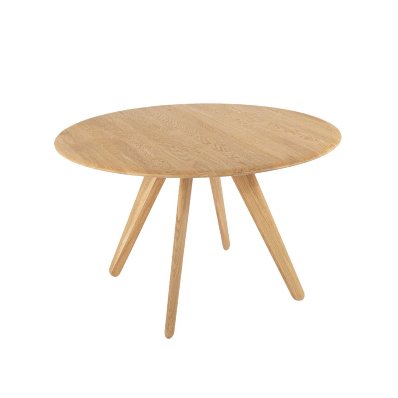 Groove Spisebord Ø120 cm, Eik