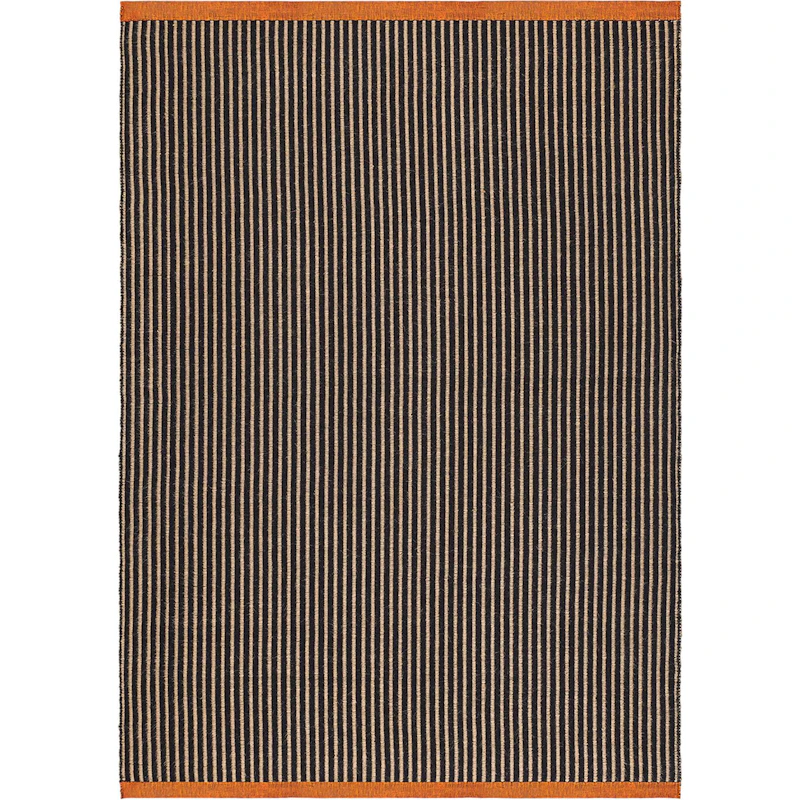 Line Teppe 170x240 cm, Sort