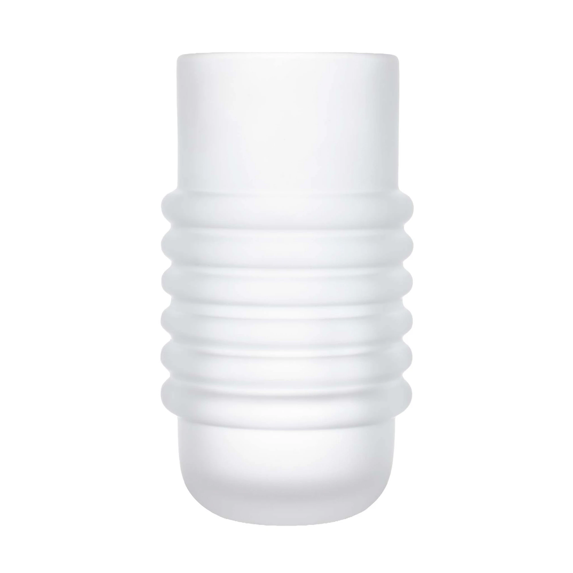 Tom Dixon Press Vase Frostad Large - Vaser Glass Klar - PRVA03FR