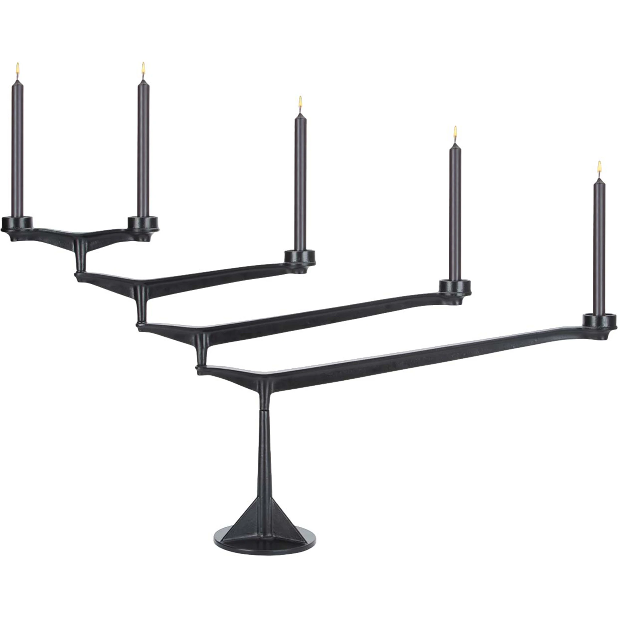 Tom Dixon Spin Lysestake - Lysestaker Jern Sort - SPC02BLK