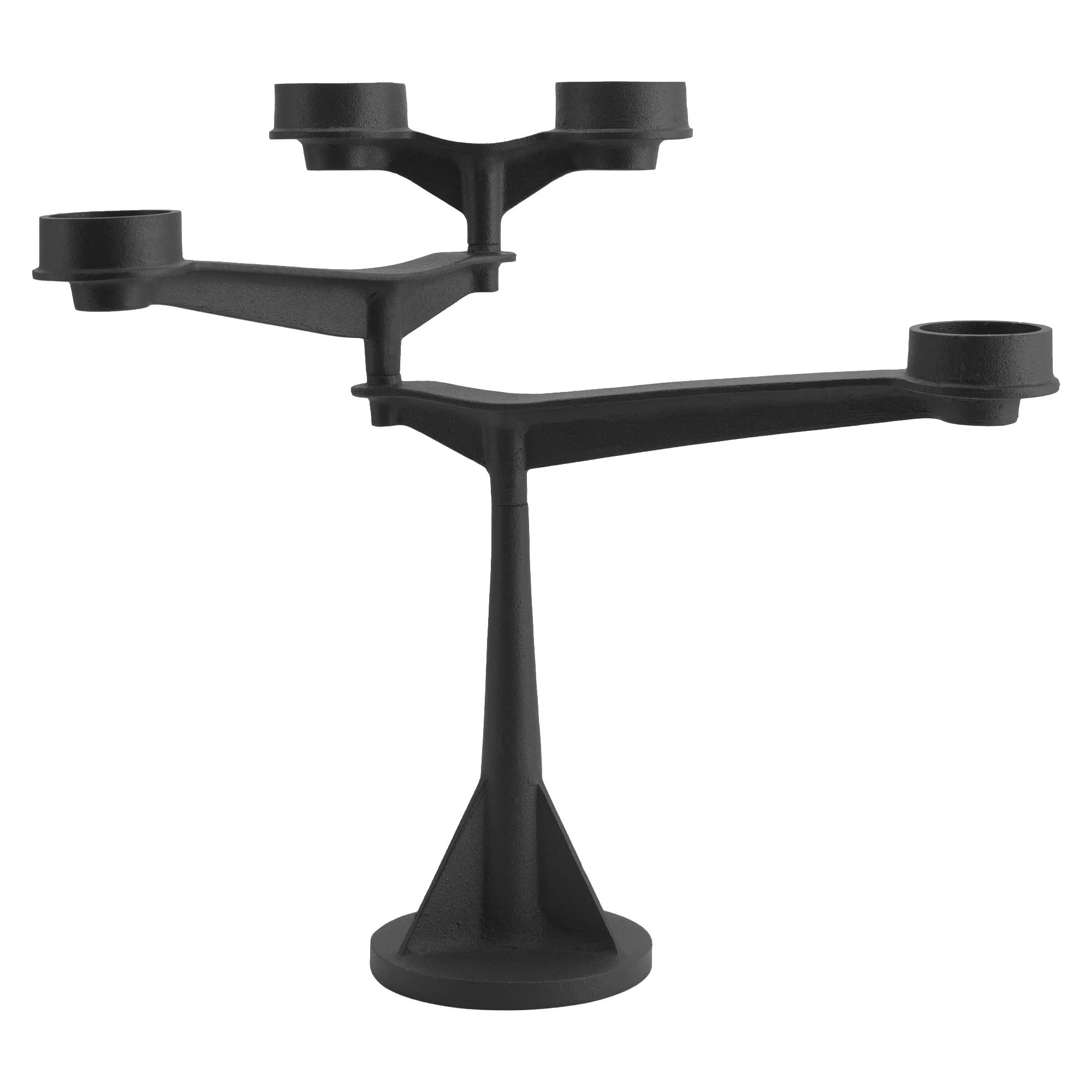 Tom Dixon Spin Mini Lysestake - Lysestaker Jern Sort - SPC01BLK