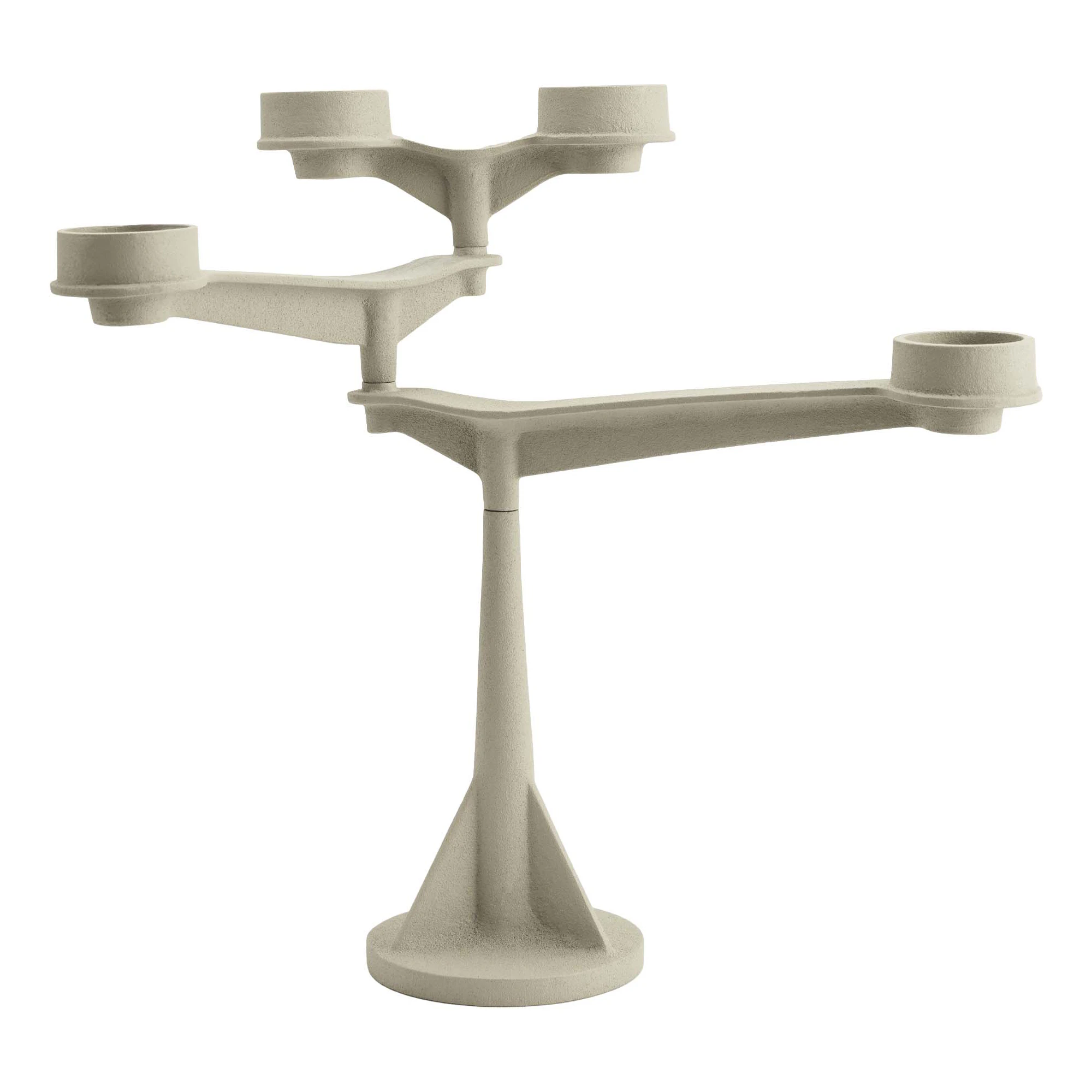 Tom Dixon Spin Mini Lysestake - Lysestaker Jern Putty - SPC01PU