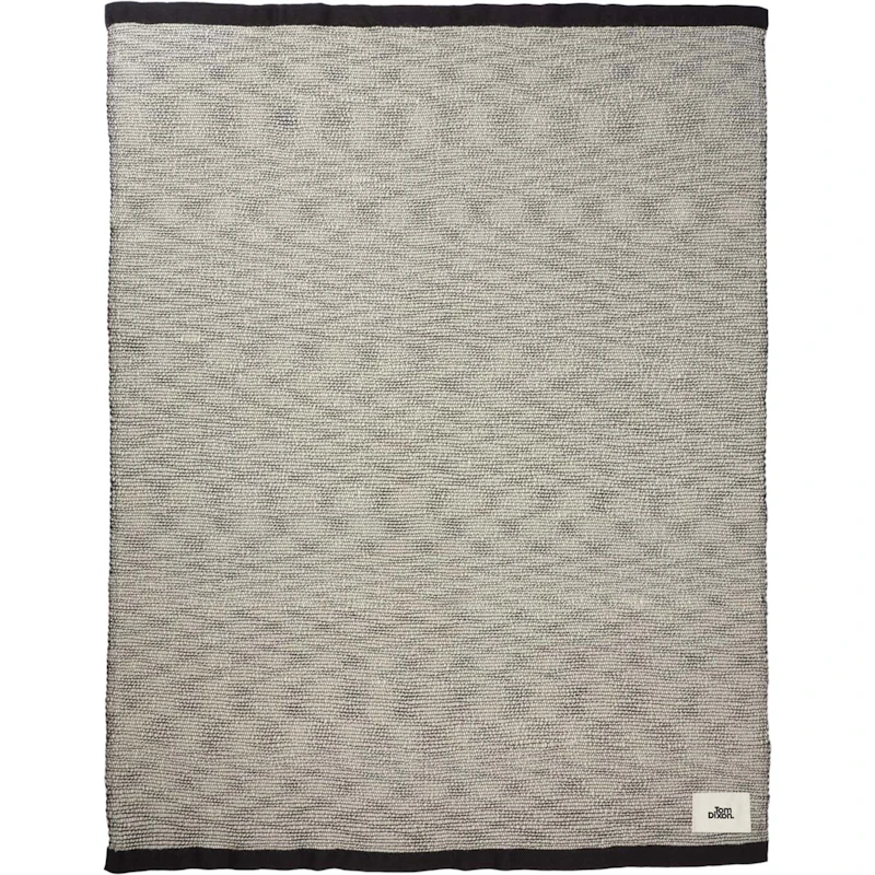 Thread Teppe 140x180 cm, Sort / Hvit